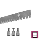Horganyzot acél fogasléc, 30x10mm, L1m, max 1700kg