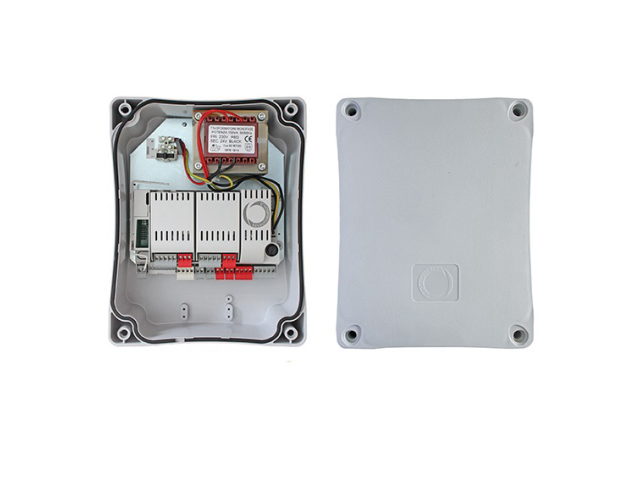 Electronics cabinet for double-leaf gate 24V