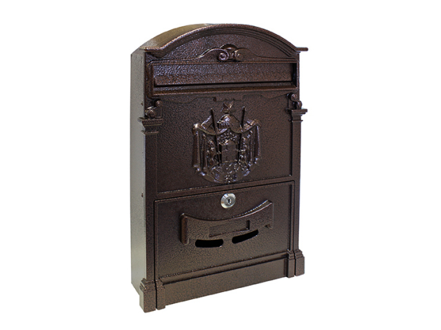 Briefkasten 255x410mm, Al, color Cu