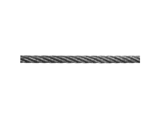 Stainless steel cable for exterior