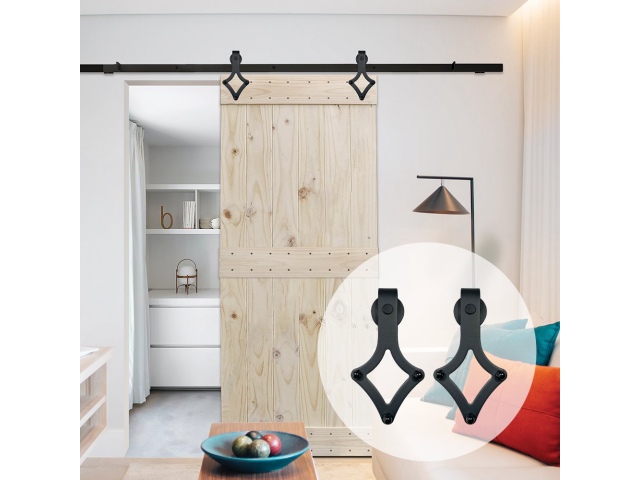 sliding barn door hardware - "Rhombus"