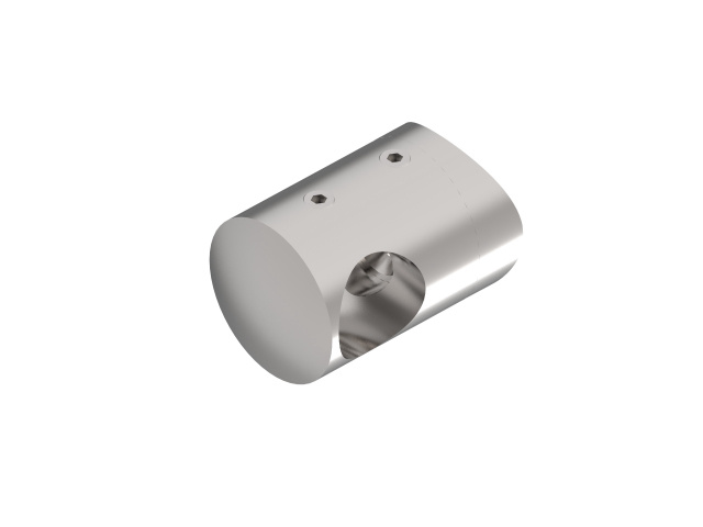 Crossbar holder - polished AISI316, d16/D42,4x2mm