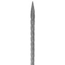 Kovaná špice,Kovaný plot h350, zdobený 12x12mm