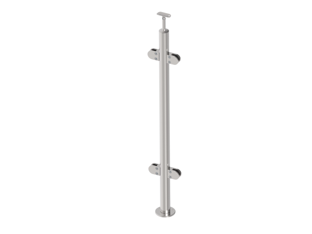Stainless steel pole AISI304, D42,4x2/4xmodel20/H1