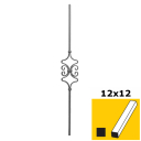 Tralka zdobiona h900, b120mm, 12x12mm