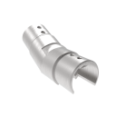 Flush angle for handrail on glass railing