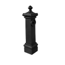 Cast iron sink 630x140x140mm, cast iron, black