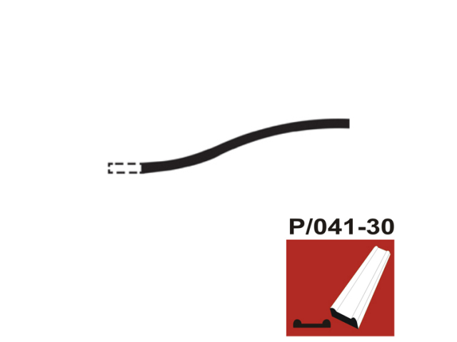Plotový rám,kovaná vrata P/041-30x8, P250, L2200mm