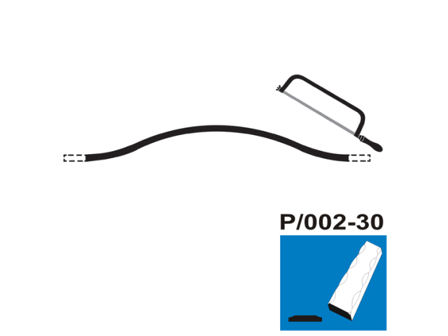 Gotischer Bogen P/002B-30x5, p200, L2810-3850mm