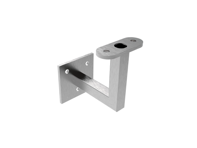 Wall-mounted handrail bracket - flange