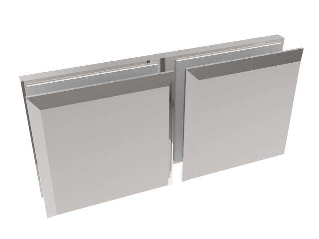 Glass clamp, Zamak, T 8-10 mm