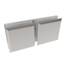 Glass clamp, Zamak, T 8-10 mm