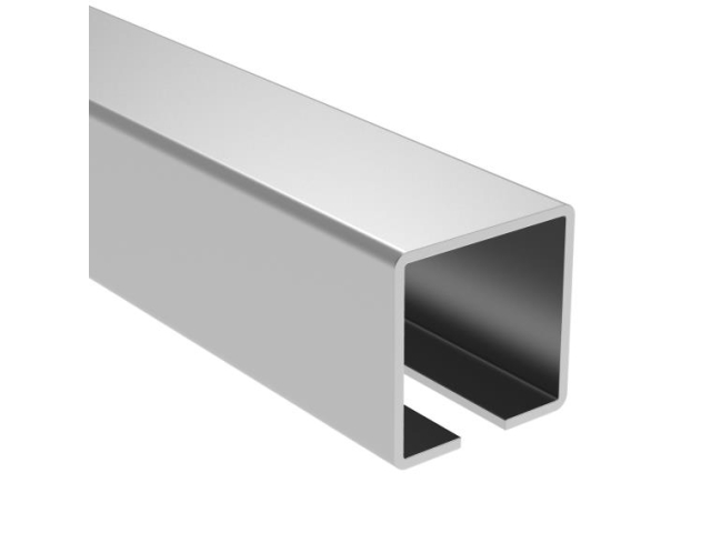 Profil do bramy przesuwnej INOX, 58x58x3mm, L6m