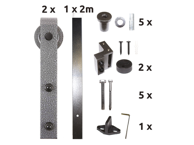 sliding barn door hardware - "Klasiko - SB"