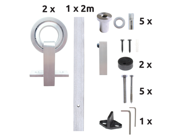 sliding barn door hardware - "Ringo"