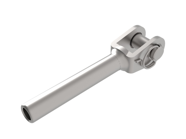 Inox cable clamp AISI316, d6mm