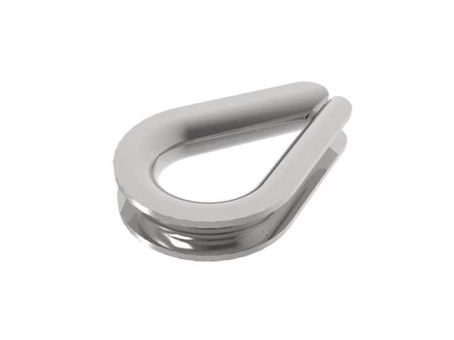 Inox cable clamp - anchor