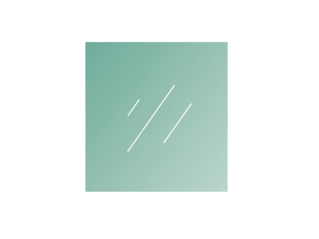 Tempered laminated glass, clear
