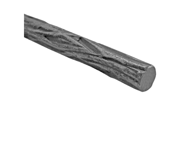 Mángorolt vasrúd D14, L3000mm