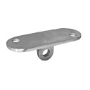 Platine pour main courante - plat AISI316, rovné,
