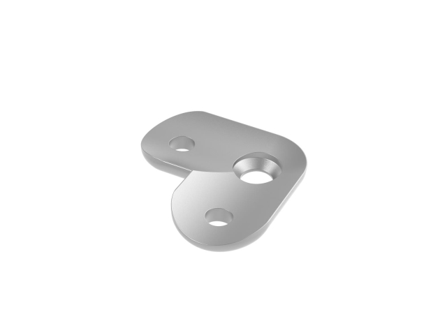 Handrail saddle AISI316, D48,3mm/90st°