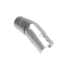 Flush angle for handrail on glass railing AISI316