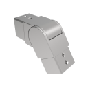 Flush angle for handrail on glass railing