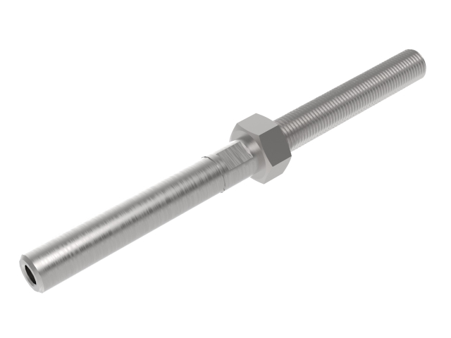 Sodronyfeszítő AISI316, d 4mm-balmenetes