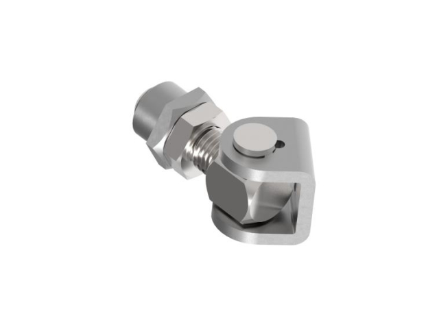 Adjustable hinge with weldable plate Zn, M18