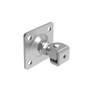 Zawias regulowany z płytką, AISI 304 M16, 80x80mm