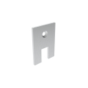 Glazing firm - end cap. glass t = 10mm