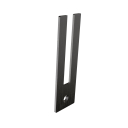 Glazing firm - end cap. glass t = 10mm