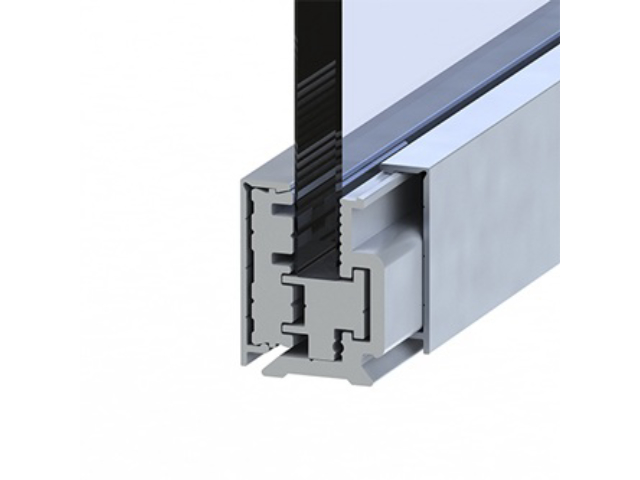 Glazing profile 3m-set with cover 6-8-10mm