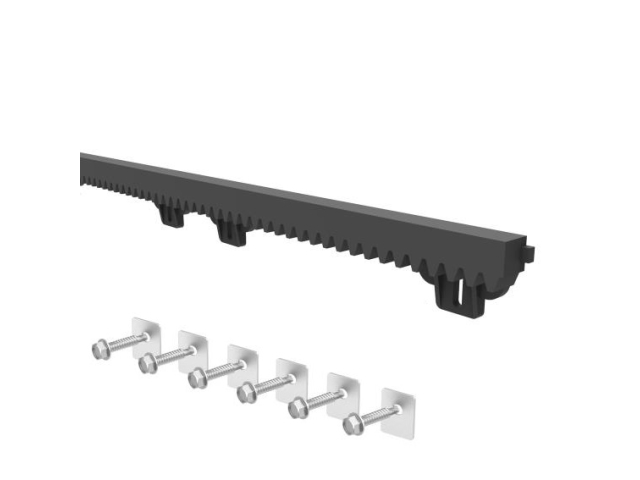PVC-acélmagos fogasléc, 27x20mm,L1m,max 1200kg