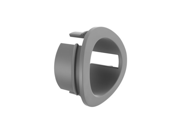 Beszúrás -szürke PVC, d12mm