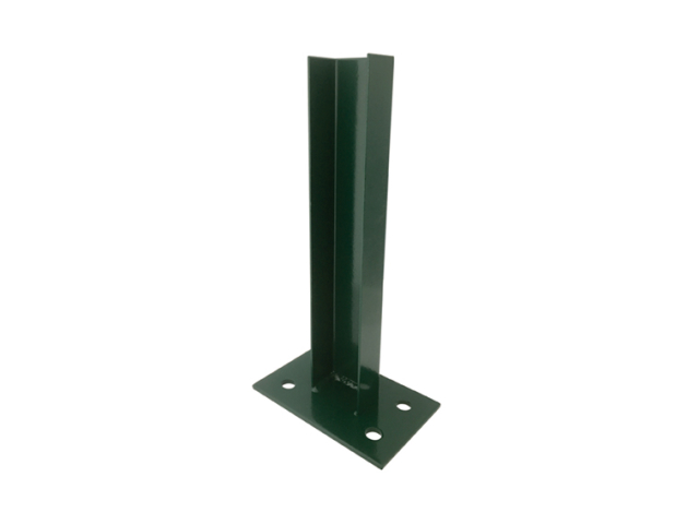 Pätka stĺpika ZnPVC 40x60mm zelená