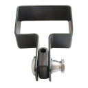 Halteclip (einseitig) für Pfosten ZnPVC RAL 7016 A