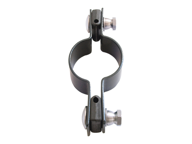 Objímka průběžná na kulatý sloupek D48mm ZnPVC RAL