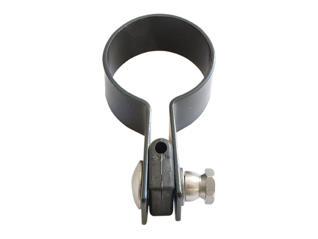 Objímka koncová na kulatý sloupek D48mm ZnPVC RAL