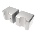 Madlo pro skleněné dveře 30x30mm