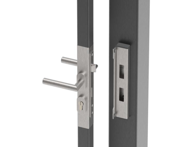 Lock set 40x40 AISI 304