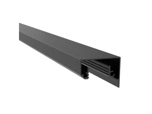 Krycia lišta pre profil AL/0006..., AL/0006-ECO, BLACK ELOX