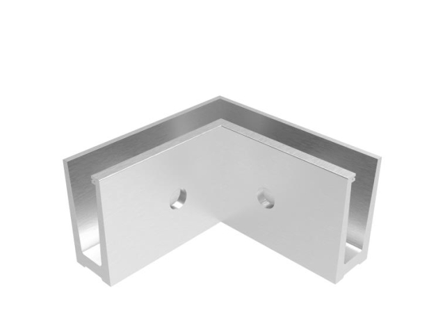 AL. profile, top mount  90° IN corner AL/ELOX/Sati