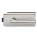 Glass door handle with lock UV