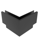 AL profile,  side mount- 90°conector AL/ELOX