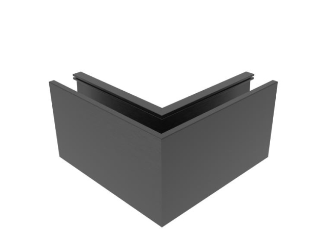 AL. profile, top mount  90° IN corner AL/ELOX/Sati