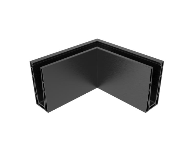 AL. profile, top mount  90° IN corner AL/ELOX/Sati