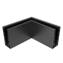 AL. profile, top mount  90° IN corner AL/ELOX/Sati