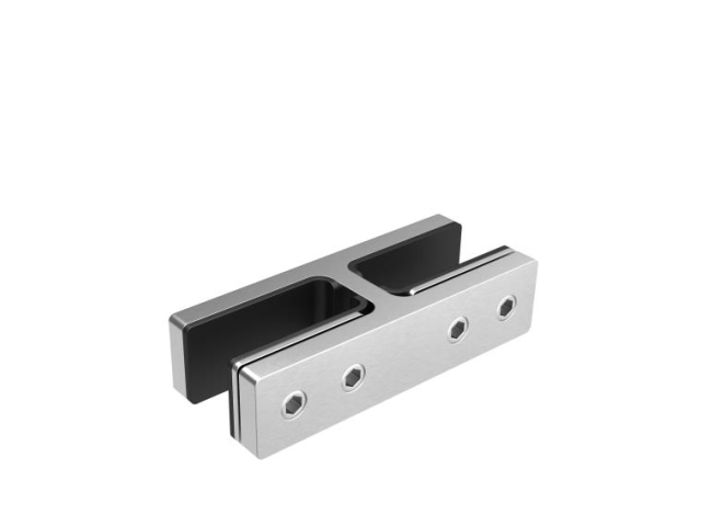 Glass clamp - glass/glass