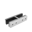 Glass clamp - glass/glass